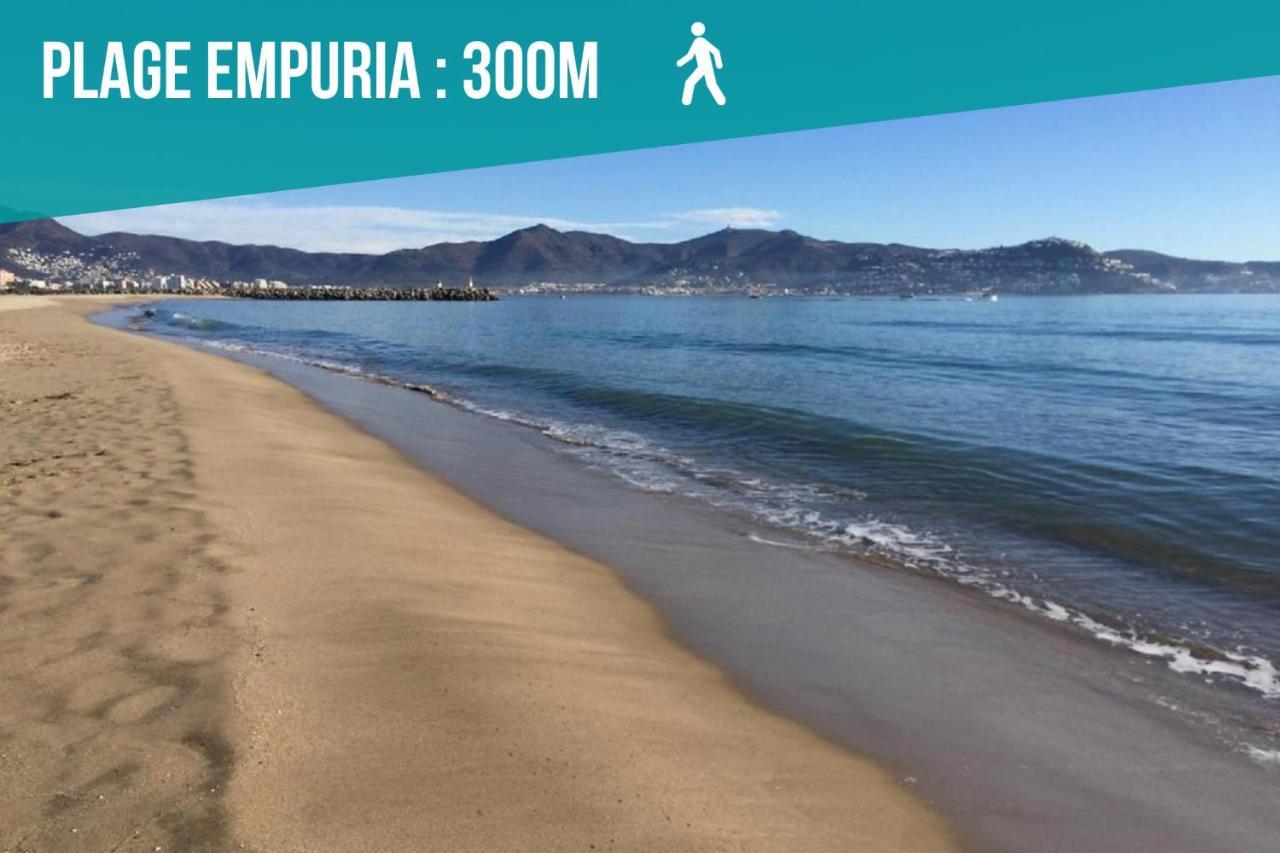 Un Sejour A Empuriabrava-terrasse-vue -clime- Wifi Parking *